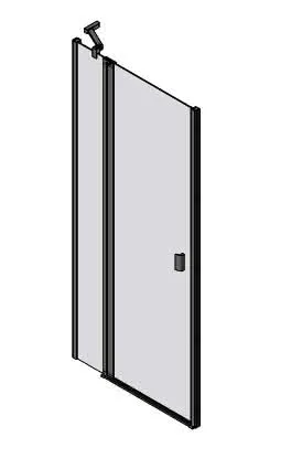 sanibel 3001-Pendeltür Nische Festelem. NPFA L 1000-1199/1000x2200mm Sond SP/ESG