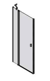 sanibel 3001-Pendeltür Nische Festelem. NPFA L 700-999/1000x2200mm Sonder SP/ESG