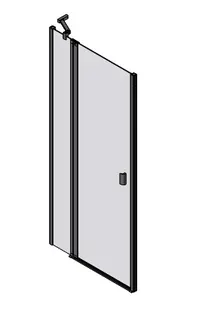 sanibel 3001-Pendeltür Nische Festelem. NPFA L 1600x2000mm links SWM/ESG