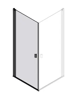 sanibel 3001-Eckdusche Pendeltür EPWS L 750x2000mm Schenkel links SWM/ESG
