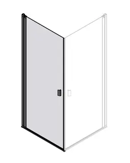 sanibel 3001-Eckdusche Pendeltür EPWBOSL 800x2000mm Schenkel links SWM/ESG