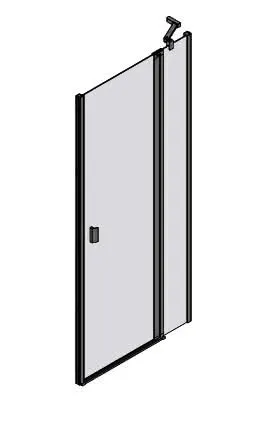 sanibel 3001-Pendeltür Nische Festelem. NPFA R 1200x2000mm rechts SPO/ESG