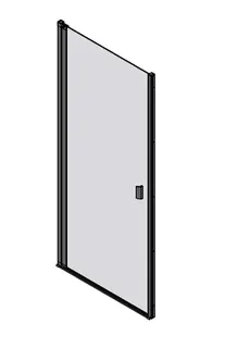 sanibel 3001-Pendeltür f. Nische Wandan- schlag NPWA L 750x2000mm links SWM/ESG
