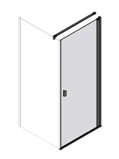 sanibel 3001-Pendeltür f Trennw. Wandan- schlag TPWA R 900x2000mm rechts SPO/ESG