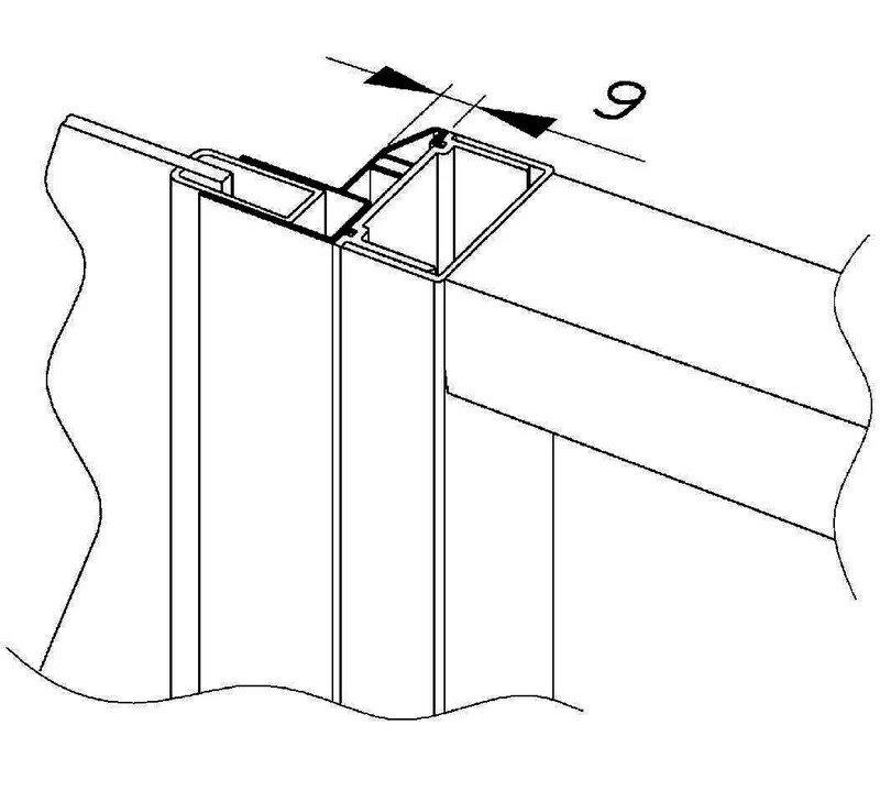 sanibel 3001-Flucht-VerbindungsprofilA23 E 3762 2000mm lang nur f TW WSO silberpo