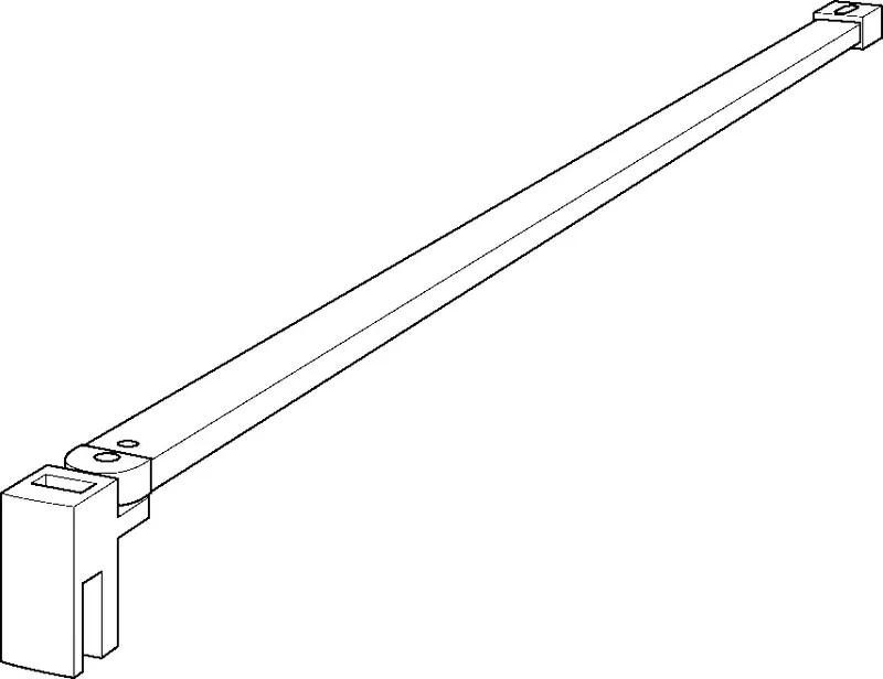 sanibel 3001-Quertraverse A23 Q Sonder- länge 100-1500mm kürzbar schwarz