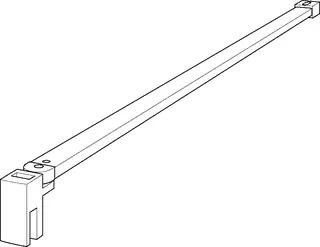 sanibel 3001-Quertraverse A23 Q Sonder- länge 100-1500mm kürzbar schwarz