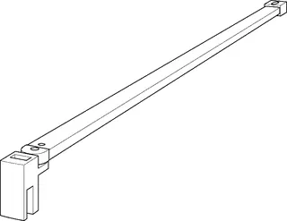 sanibel 3001-Quertraverse A23 Q Sonder- länge 100-1500mm kürzbar silberpoliert