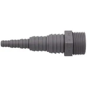 airfit Schlauchnippel 1" AG, DN 8-27mm aus PP