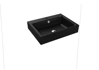 Kaldewei WB PURO WANDWASCHTISCH Mod.3164,600x 460mm,cg90,PEFF,AD,m. 1HL,mÜL,chr