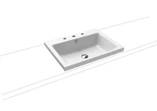 Kaldewei WB PURO Mod.3154,600x460mm,alpwe,PEFF ,AD,m. 1HL,mÜL,alpwe
