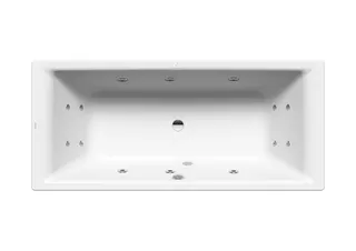 Kaldewei Badewanne PURO DUO Mod.664 FULL BODY,1800x 800mm,alpinweiß,links,Sichtteile chrom – Bild 2