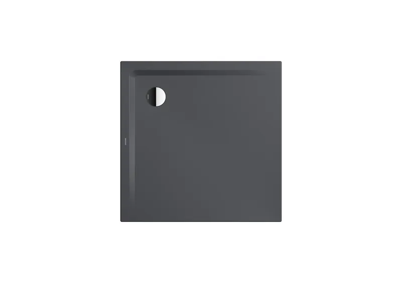 Kaldewei Duschwanne SUPERPLAN Mod.1858-1,1000x1000mm, cool grey 80