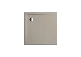 Kaldewei Duschwanne SUPERPLAN Mod.1858-1,1000x1000mm, warm grey 30,Secure Plus