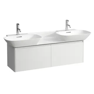 Laufen WTU BASE 348x1170x362 2 Schubl Griff alu. f.DWT H814304 weiß matt
