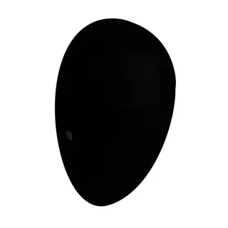 LF Absaugeurinal ALESSI 325x290x585 m.Löcher f.Deckel H894971 Schwarz matt