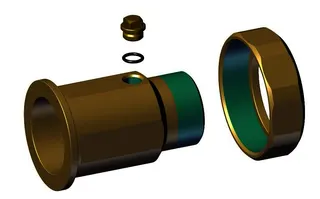 Grünbeck Einlegeteil mit Impfstelle G 1/4 für softliQ:LB100/80i – Bild 2