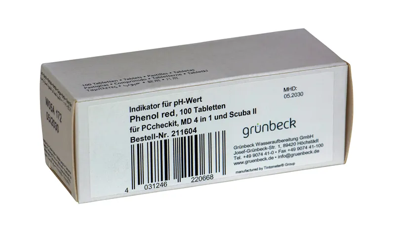 GB Indikator Phenolred, 100 Tabletten