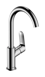 sanibel 3001-Waschtischarmatur L A23 seitlich bedienbar mit Ablaufgrt verchr.