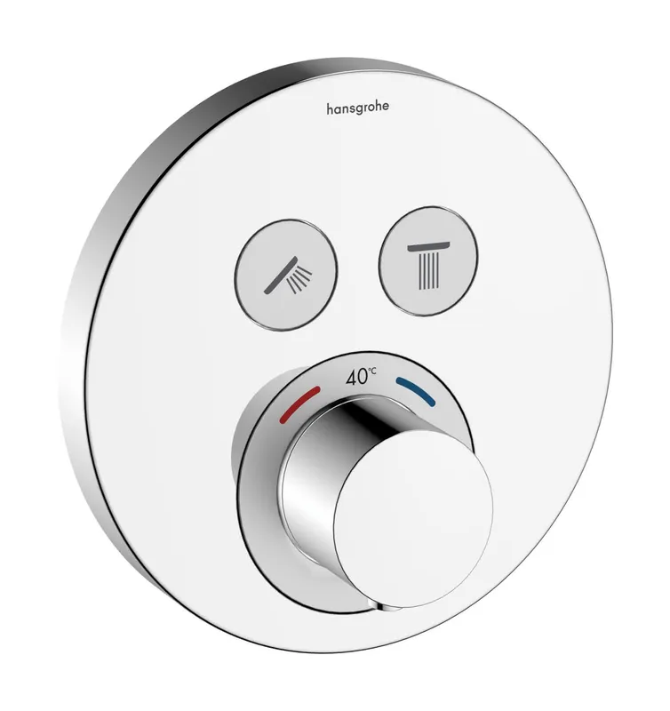 sanibel 3001-Wannenthermostat EcoSelect A23 UP-Fertigmontageset rund 2 Verbr vc