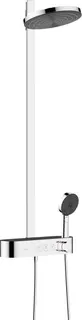 sanibel 3001-Showerpipe-Thermostatset EcoPlus 1114mm lang Hand-/Kopfbrause vc – Bild 2
