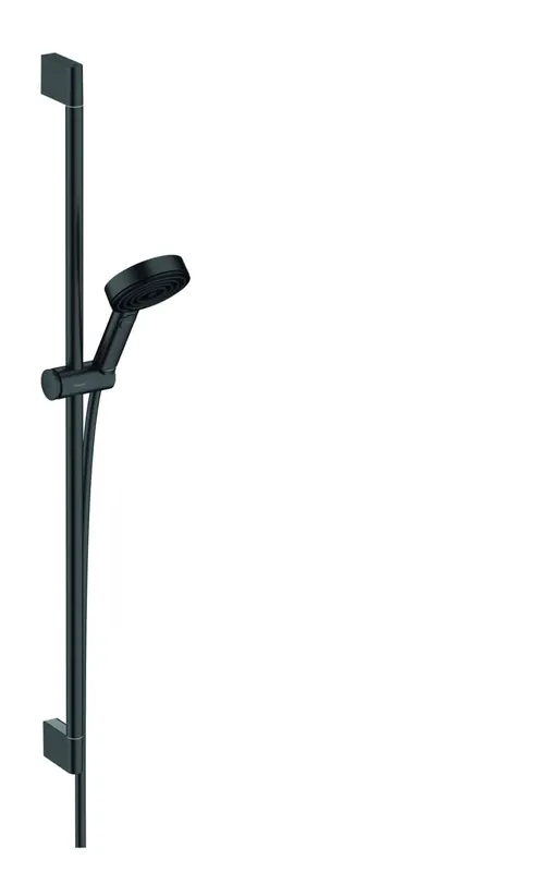 sanibel 3001-Brauseset A23 m. Handbrause EcoPlus Wandst. 959mm/Schlauch schwarz