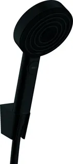 sanibel 3001-Wannen-Brauseset A23 mit Handbrause EcoPlus Schlauch/Halter sw