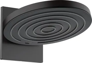 sanibel 3001-Kopfbrause EcoPlus A23 rund 260mm m Wandanschluss DN15 151mm schwarz