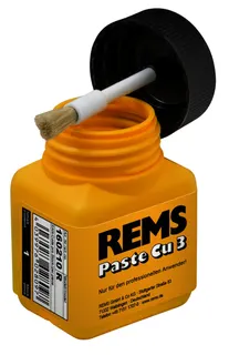 REMS Paste Cu 3, Weichlotpaste 250 g, Flussmittel, Pinsel – Bild 3