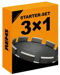 REMS Universal-Diamant-Kernbohrkronen Set 62+82+132