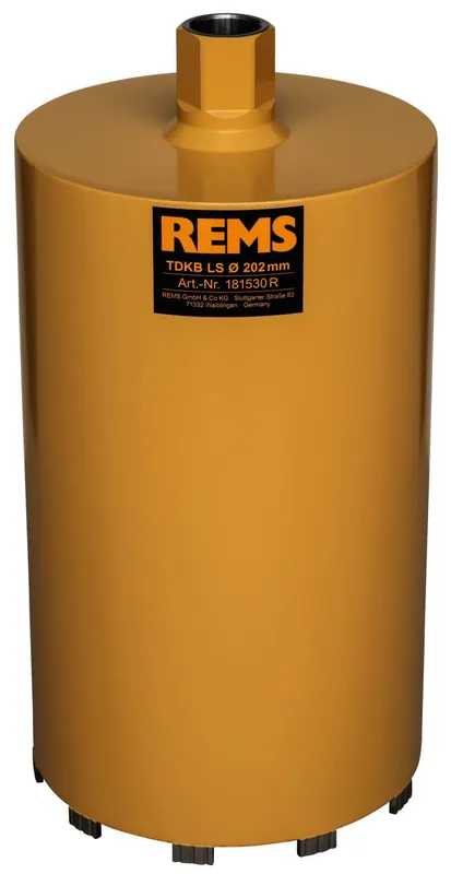 REMS Trocken-Diamant-Kernbohrkronen LS 202 x 320 x UNC 1 1/4