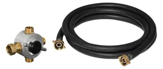 Umsteuerventil Flussrichtung + EPDM-Gewebeschlauch 1/2" T100 – Bild 2