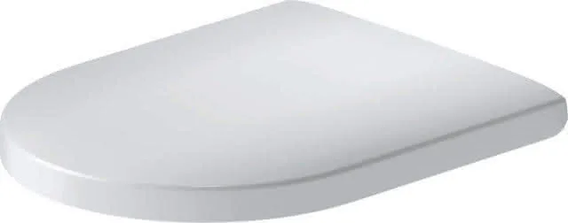 Duravit Vitrium WC-Sitz, Weiß Seidenmatt 385x468x49 mm,Abs.autom,Sitzgarn.abn.bar