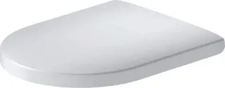 Duravit Vitrium WC-Sitz, Weiß Seidenmatt 385x468x49 mm,Abs.autom,Sitzgarn.abn.bar