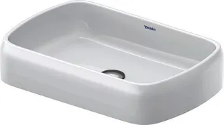 Duravit Qatego Aufsatzbecken 600mm, geschl. ohne HLB, ohne Überlauf, Weiß HG – Bild 3