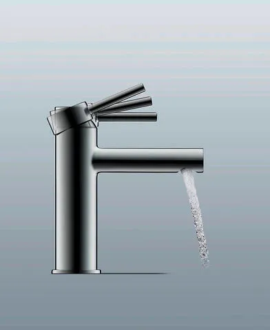 Duravit Circle Einhebel Waschtischmischer M ohne Zugstange, Chrom HG