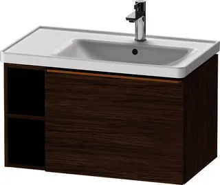 Duravit D-Neo WTU,Wdh,AZ:1,Fä.LI:2,Gr:Brnze G 784x452x440mm,Nussbaum Dunkel Matt,Dekor