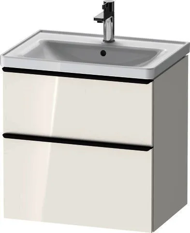 Duravit D-Neo WTU,Ausz:1,Schubk:1,GR:Dia.Schw 634x452x625mm,Wandh,Weiß Hochglanz,Dek.