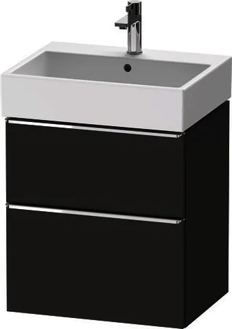 Duravit D-Neo WTU,Ausz:1,Schubk:1,GR:Chrom 584x442x625mm,Wandh,Graphit Matt,Dekor