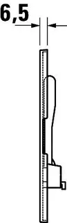 Duravit DuraSys Betät.-Pl.mech.f. WC Beta 100 Dual Flush,Aufgesetzt,Schwarz Matt – Bild 4
