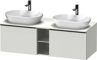 Duravit D-Neo,Kons-WTU,B,AZ:2,Fä:2,Gr:D.Schw. 1400x550x459mm,Wandh.Weiß Matt,Dekor