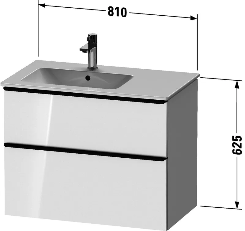 Duravit D-Neo WTU,234583,AZ,1,SBK:1,Gr:Bronze 810x462x625mm,Wdh,Natur Eiche Matt,Dek.