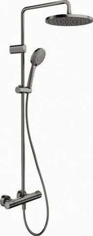 Duravit Duschsystem 1000 MinusFlow Brausethermostat, Edelstahl Gebürstet