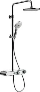 Duravit Duschsyst.Shelf 1050, Brausethermst. Chrom Weiß Hochglanz