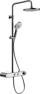 Duravit Duschsyst.Shelf 1050, Brausethermst. Chrom Weiß Hochglanz – Bild 4