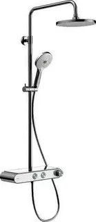 Duravit Duschsyst.Shelf 1050 MinusFlow Brausethermostat, Chrom Weiß Hochglanz