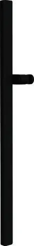 Duravit Brausestange 810 mm Schwarz Matt