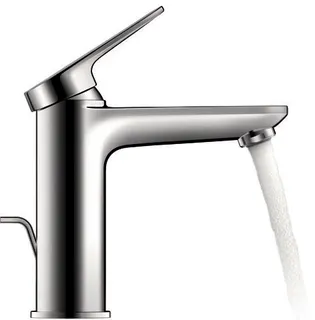Duravit Wave Einhebel-Waschtisch-Mischer M,FreshStart mit Zugstange, Chrom HG