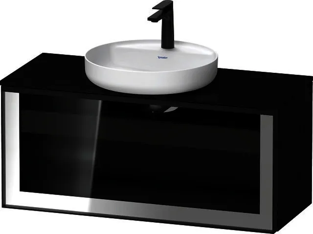 Duravit Vitrium Kons.WTU,Wdh,Ausz:1,Grl:Graph 1000x420x459mm,m.IB,Eiche Schw.Matt,Dek.
