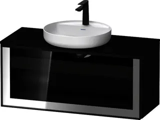 Duravit Vitrium Kons.WTU,Wdh,Ausz:1,Grl:Graph 1000x420x459mm,m.IB,Eiche Schw.Matt,Dek.